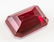 20.65ct Emerald Cut Blood Red Ruby Gemstone GGL - 2
