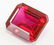 9.45ct Emerald Cut Red Ruby Gemstone GGL - 2
