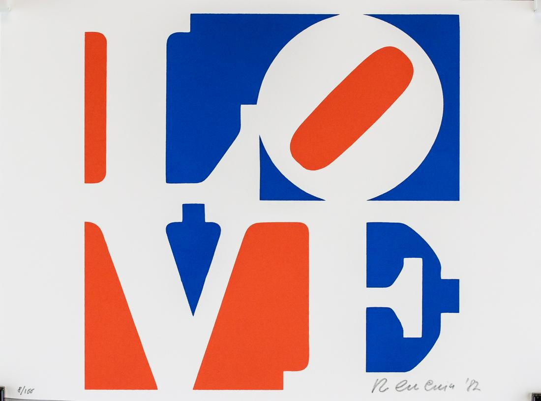 Robert Indiana American Pop Signed Litho 8/166 (1 of 9)