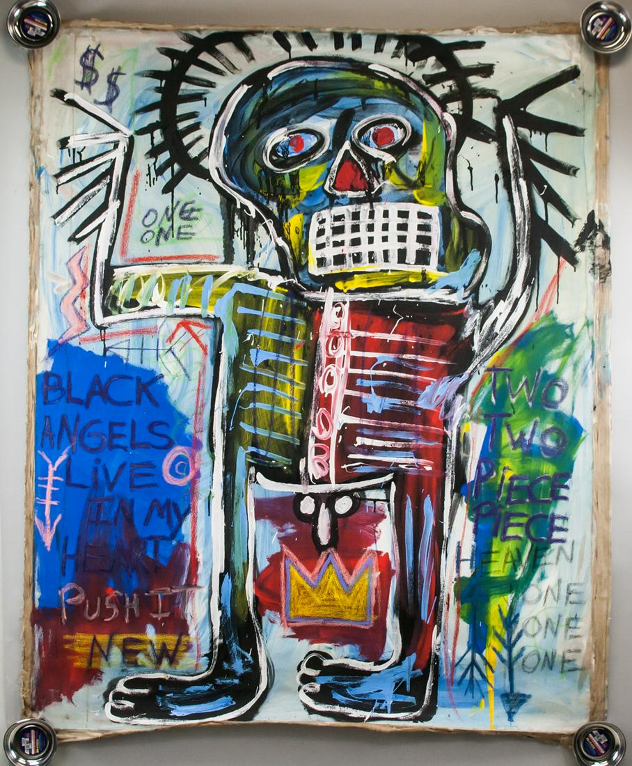 Jean-Michel Basquiat American Pop Acrylic Canvas (1 of 8)
