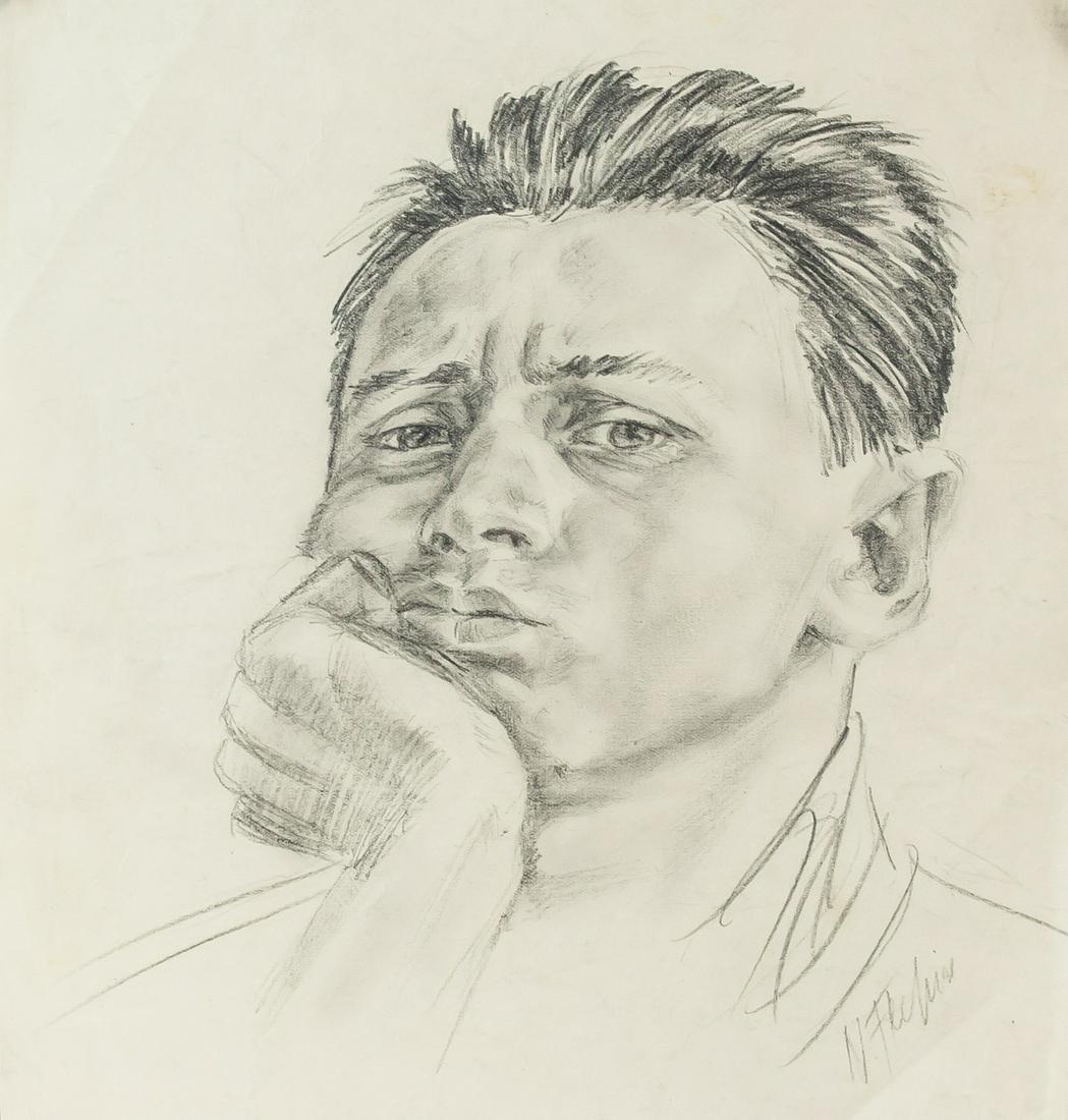 Nicolai Fechin Russian Modernist Pencil on Paper (1 of 5)