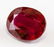 20.60ct Oval Cut Blood Red Ruby Gemstone GGL - 2