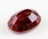 20.60ct Oval Cut Blood Red Ruby Gemstone GGL - 3