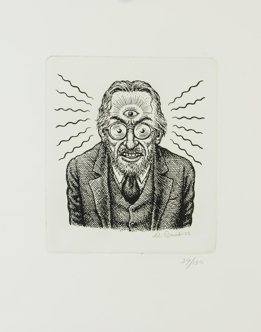 Robert Crumb American Signed Litho on Paper 39/150 (1 of 5)