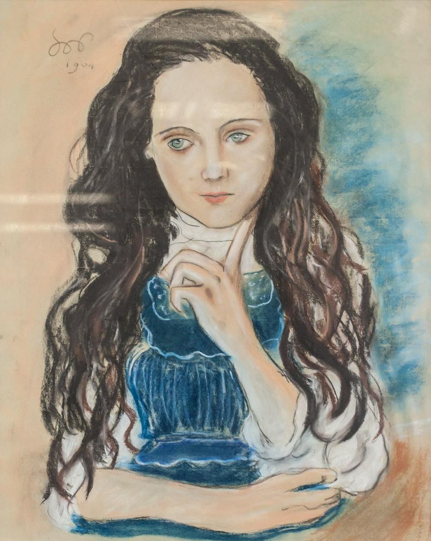 Stanislaw Wyspianski Polish Pastel 1946 Provenance (1 of 9)