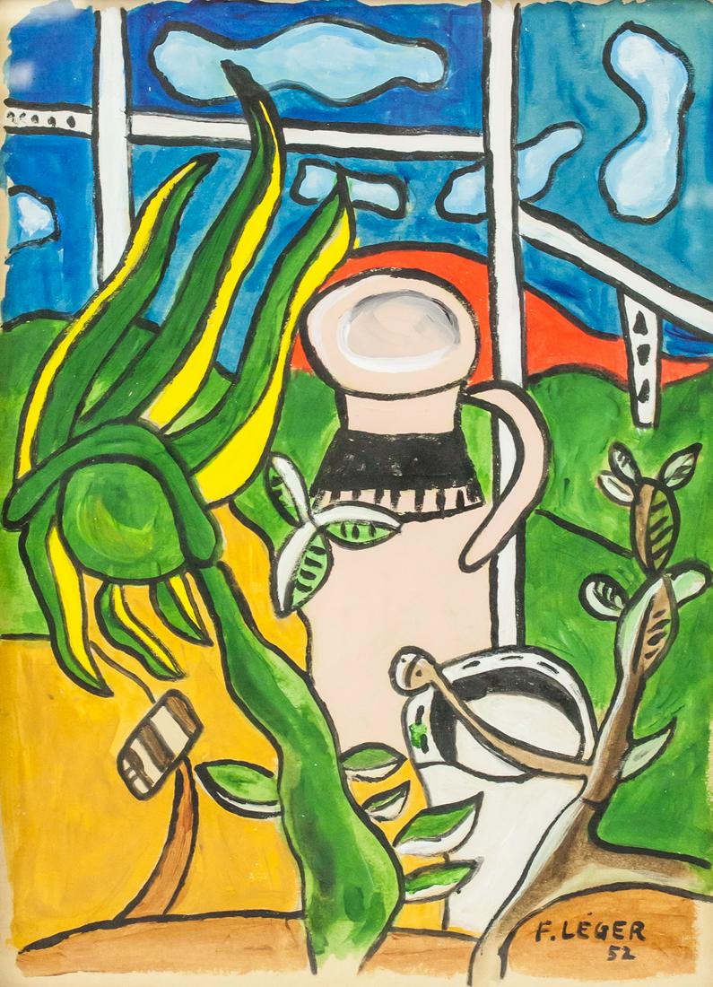 Fernand Leger French Gouache PROVINCETOWN GALLERY (1 of 7)