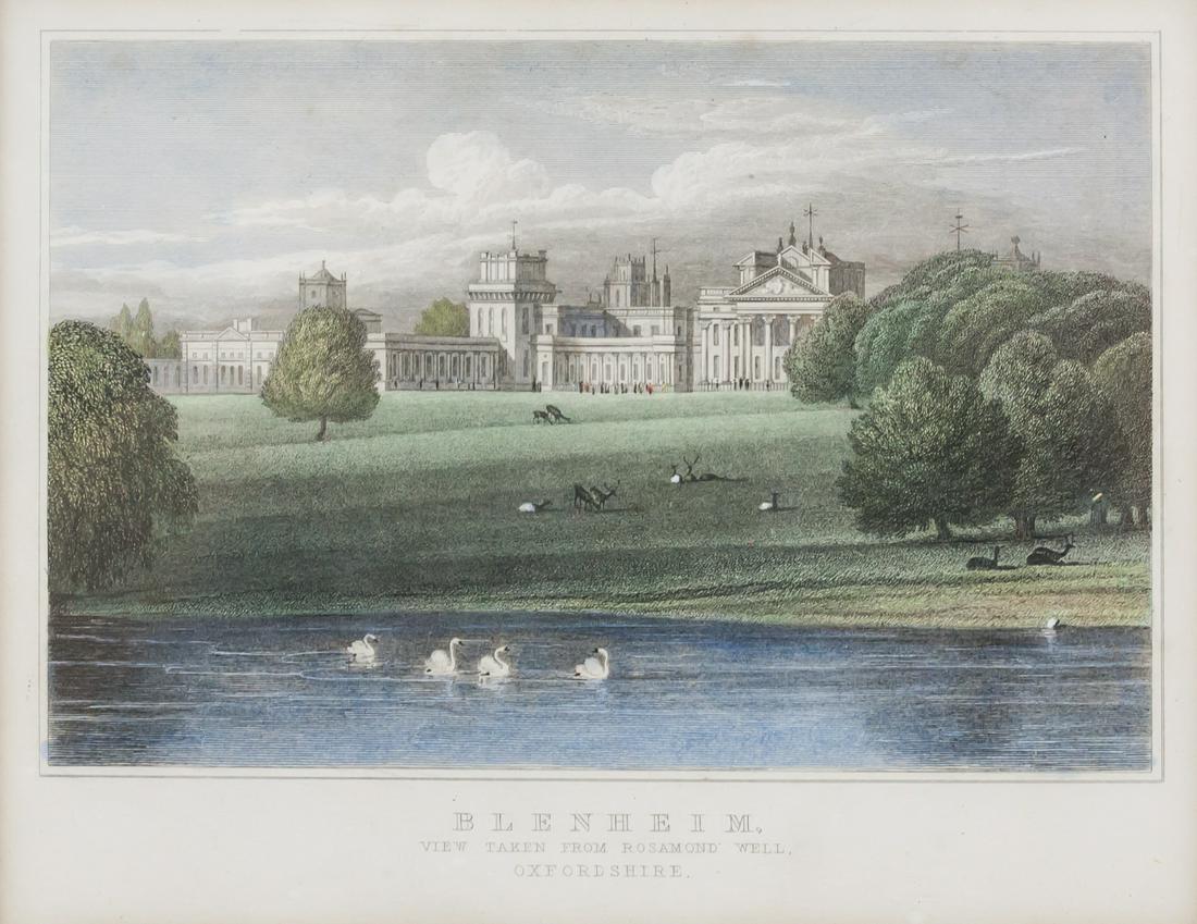 John Preston Neale British Mixed Media Litho (1 of 5)