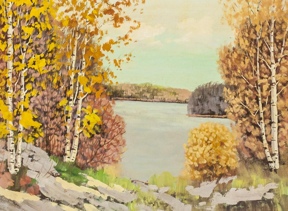 George A. Thomson Canadian Oil on Board (1 of 5)