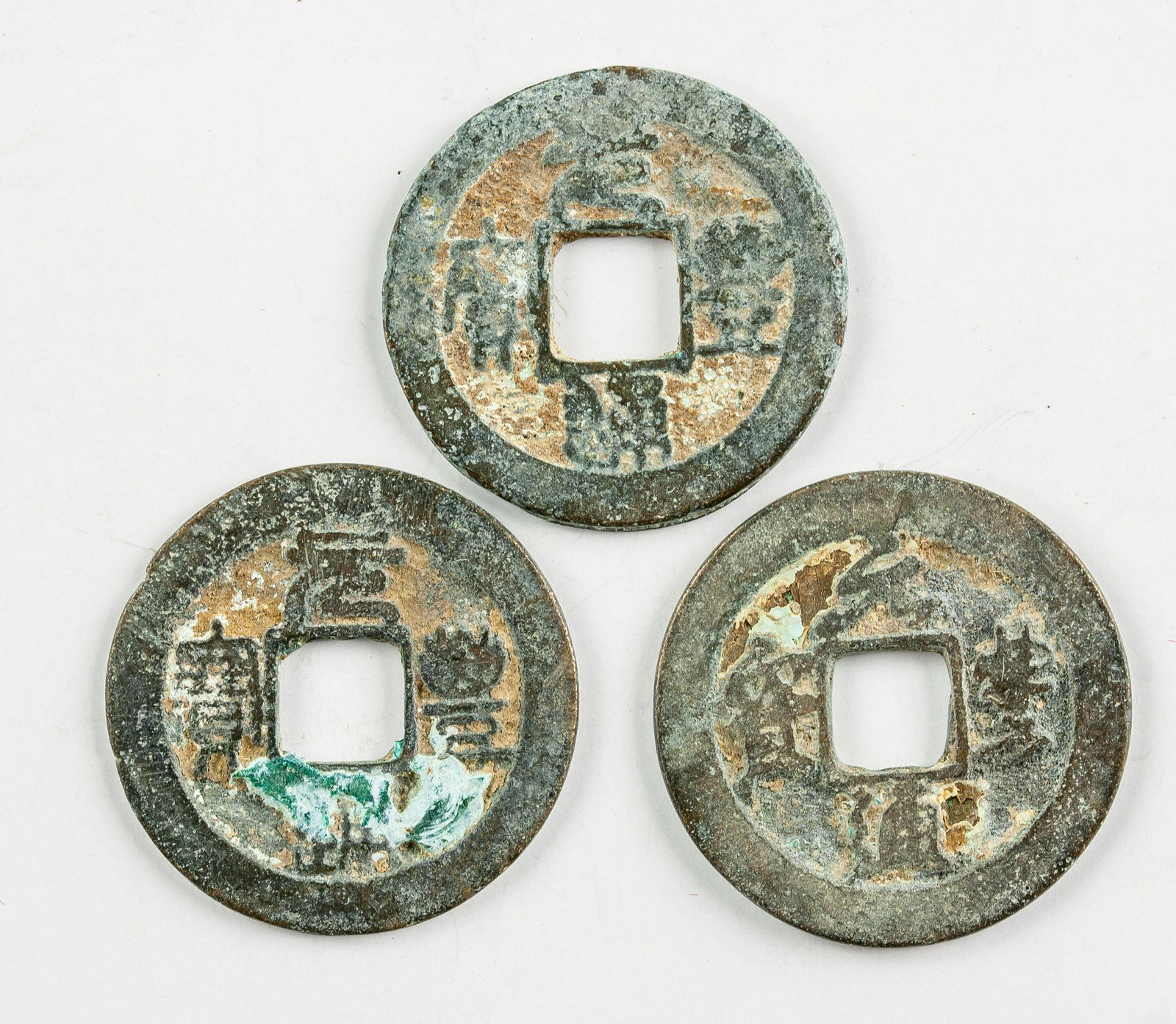 1078-1085 Northern Song Yuanfeng Tongbao 3 PC (1 of 2)