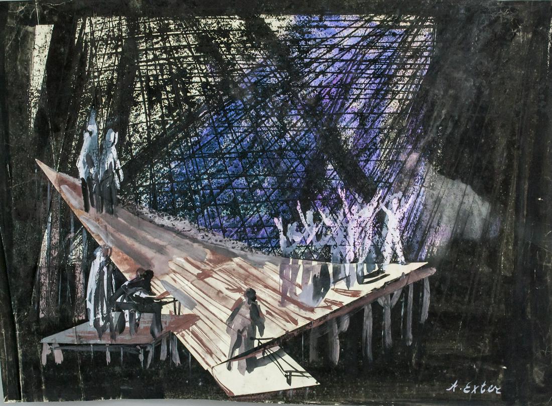 Aleksandra Exter Russian Mixed Media on Paper (1 of 9)