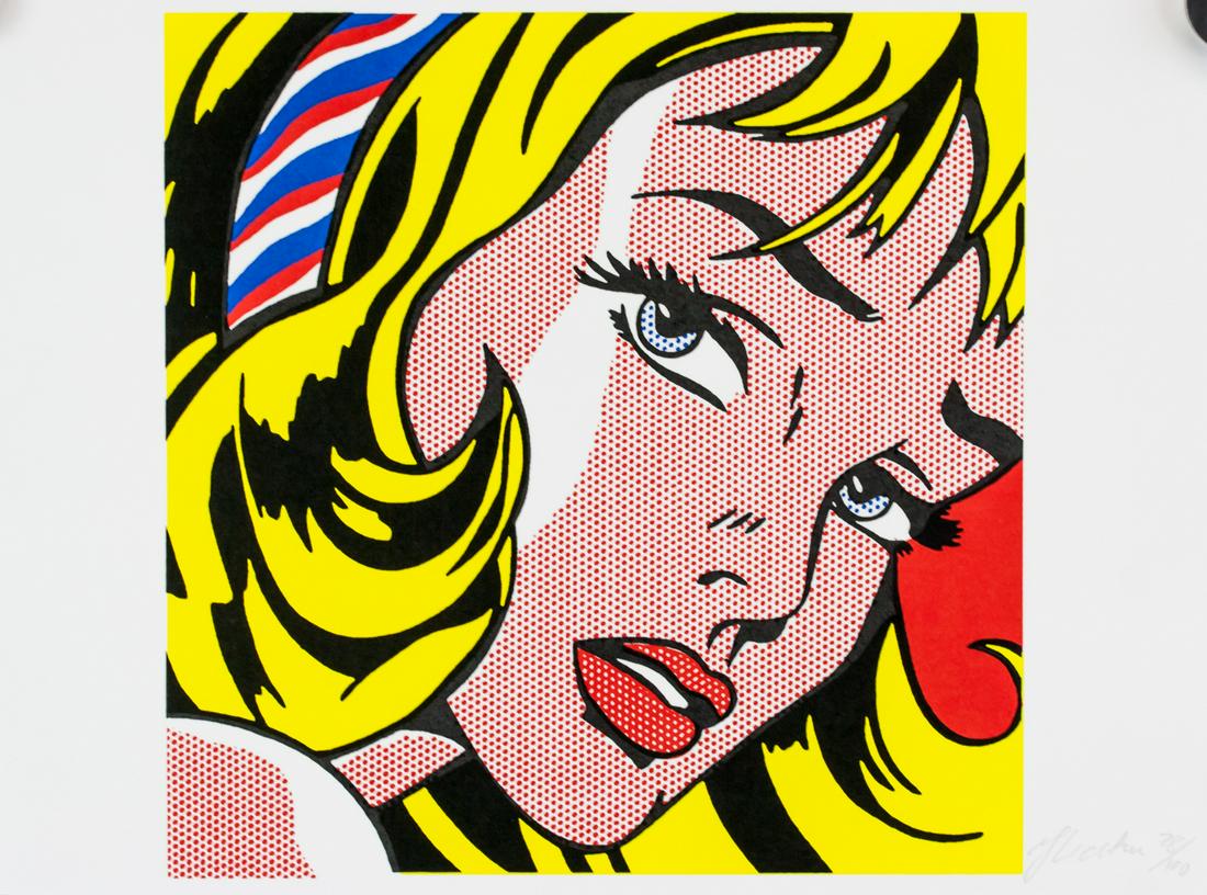 Roy Lichtenstein US Signed Litho 78/100 RL1025 (1 of 7)