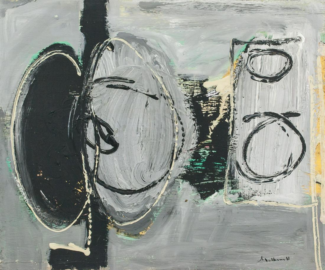 【中古】Robert Motherwell Robert Motherwell (1915 1991), Oil On Canvas