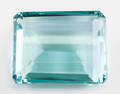 157.65ct Emerald Cut Blue Natural Aquamarine CGL