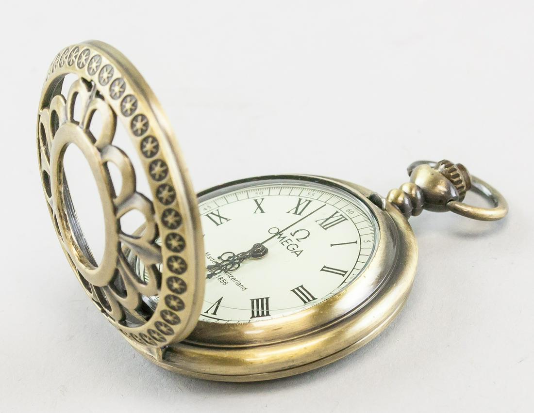 1856 Omega Pocket Watch with Filigree 