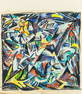 Russian Avant Garde Abstract Signed A.K. Gouache