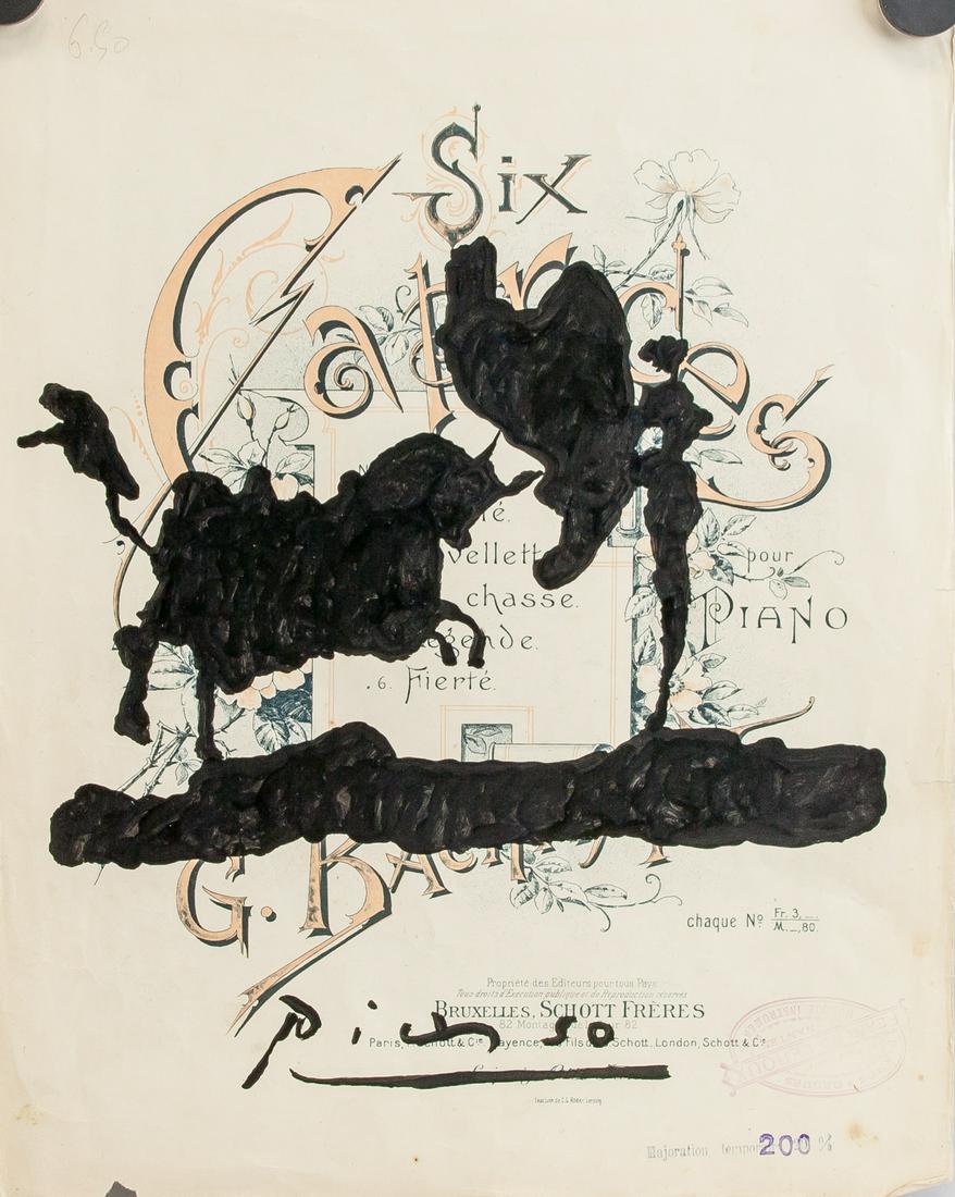 Pablo Picasso Spanish Cubist Ink on Paper (1 of 6)