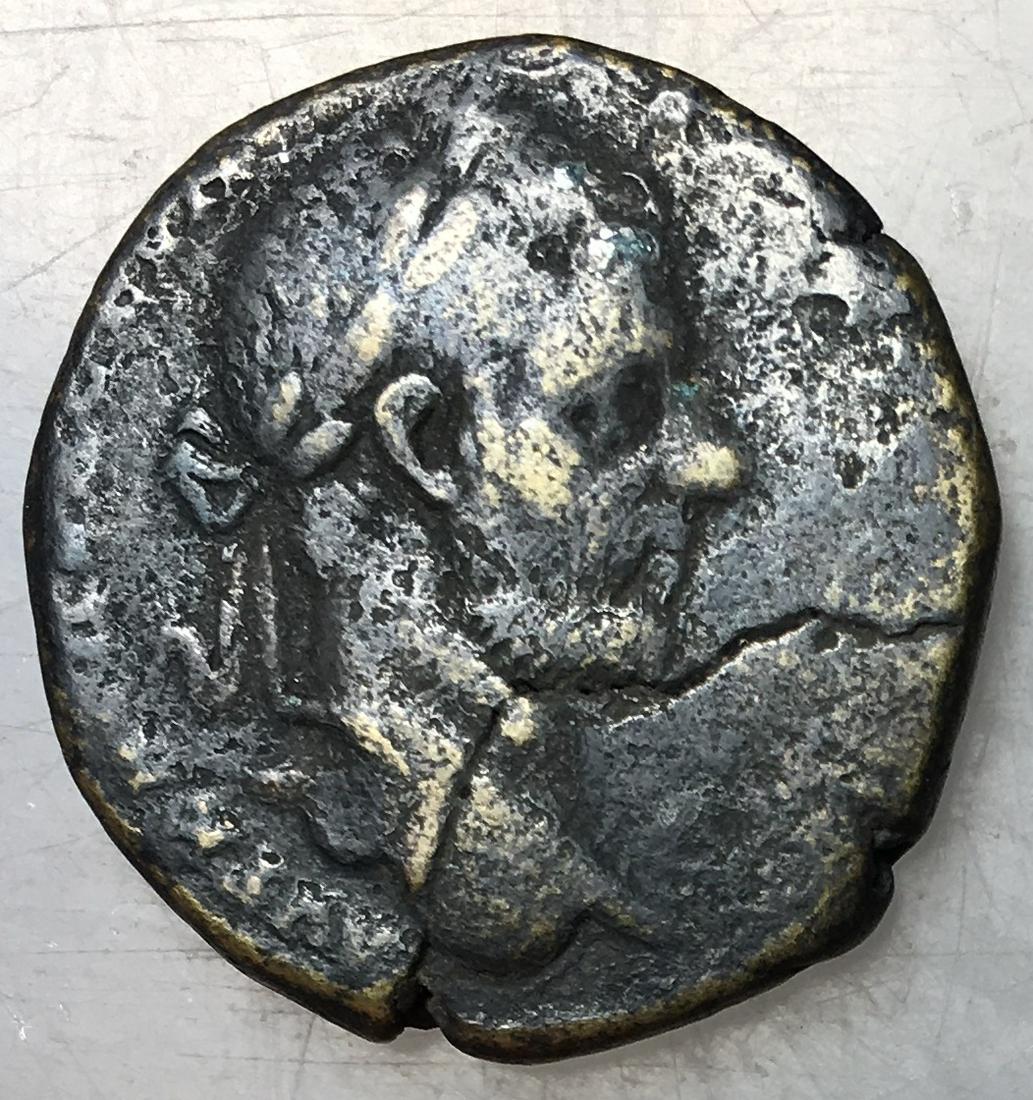 Macrinus 217-218 AD Bronze of Nicopolis (1 of 2)