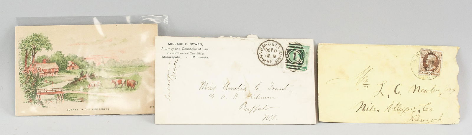 Three Assorted American Stamps w/ Postcards (1 of 6)