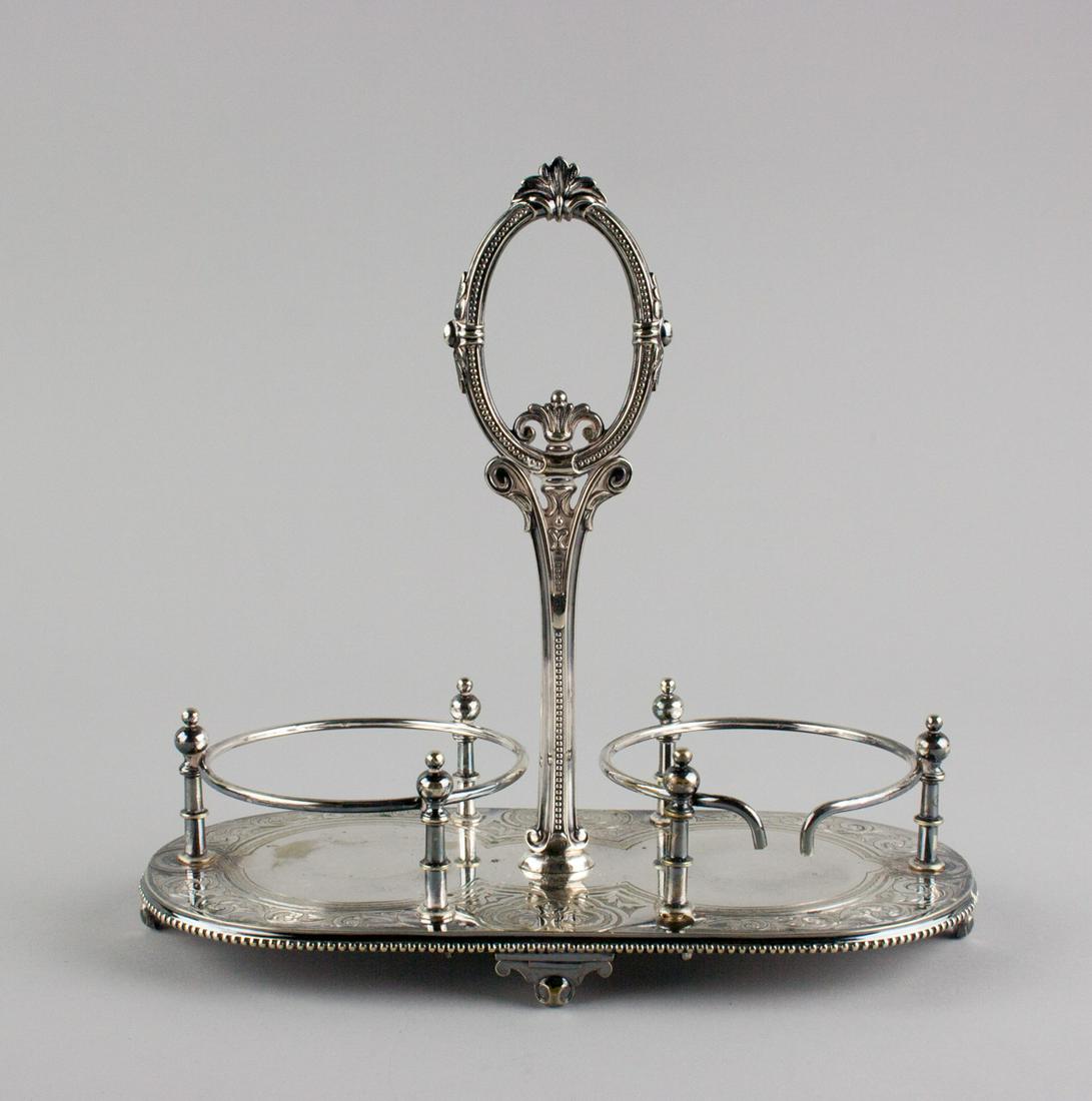 19th C. British PP&S Sterling Silver Cruet Set (1 of 12)