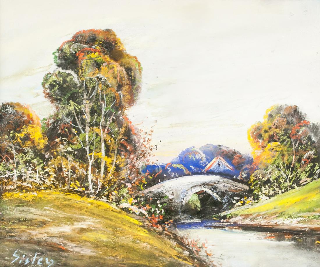 Alfred Sisley French Mixed Media & Pastel on Paper (1 of 9)