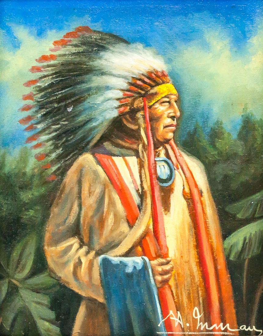 Henry Inman American Oil on Canvas Portrait (1 of 7)