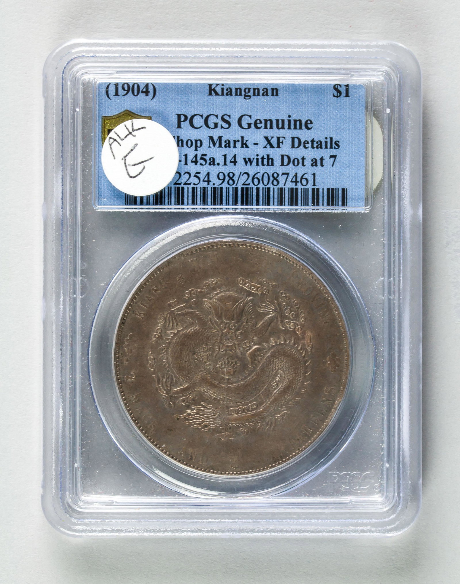 1904 China 1 Dollar Silver Coin Y-145a PCGS Graded (1 of 4)