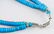 Chinese Copper Earrings & Turquoise Necklace - 3