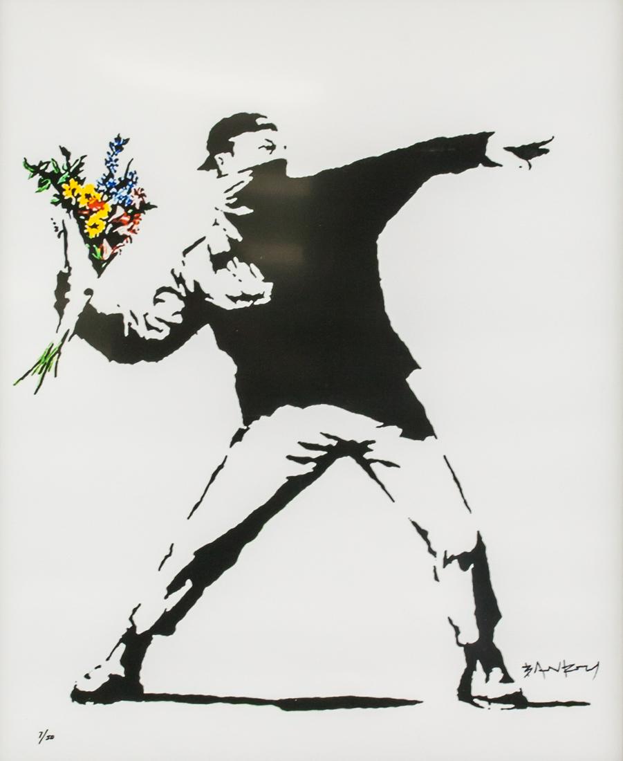 Banksy British Pop Signed Lithograph 7/50 (1 of 6)