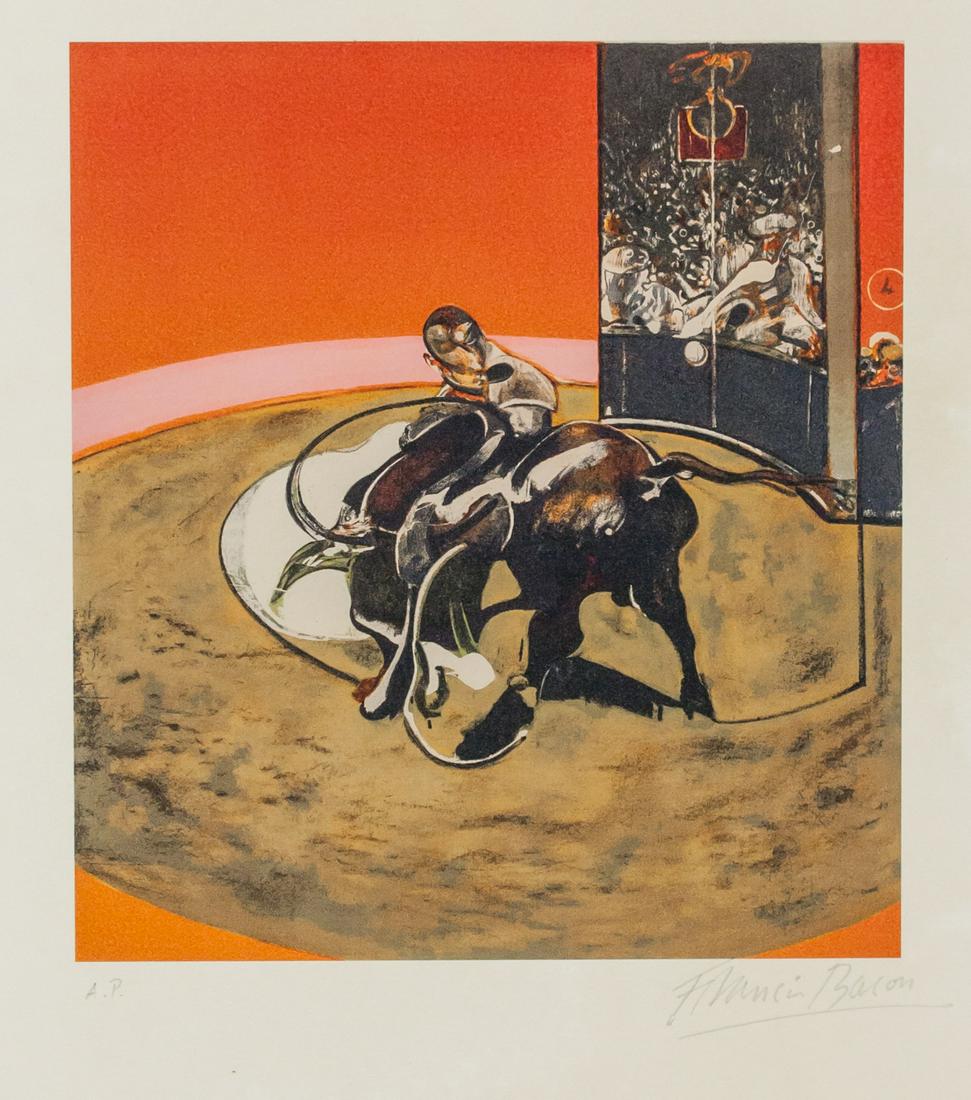 Francis Bacon British Signed Lithograph Paper A.P. (1 of 7)