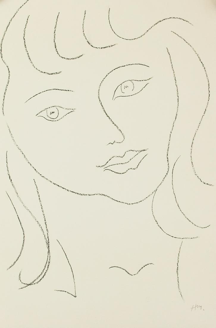 French Fauvist Graphite on Paper Signed HM (1 of 5)