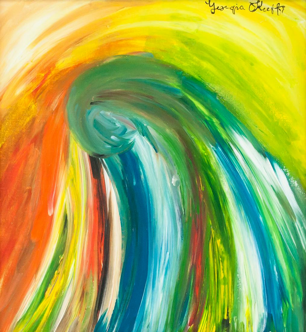 Georgia O'Keeffe American Modernist Oil on Canvas (1 of 5)