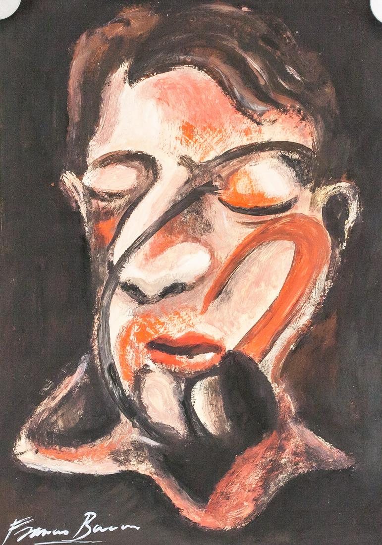 Francis Bacon British Oil & Gouache FINE ARTS LOND (1 of 6)