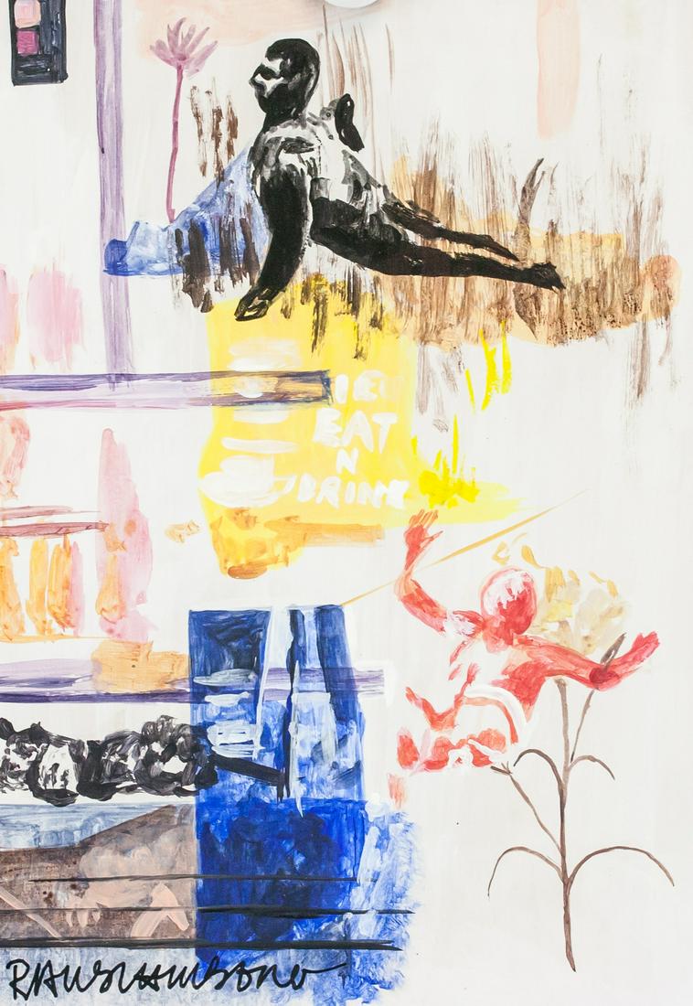 Robert Rauschenberg American Mixed Media on Paper (1 of 7)