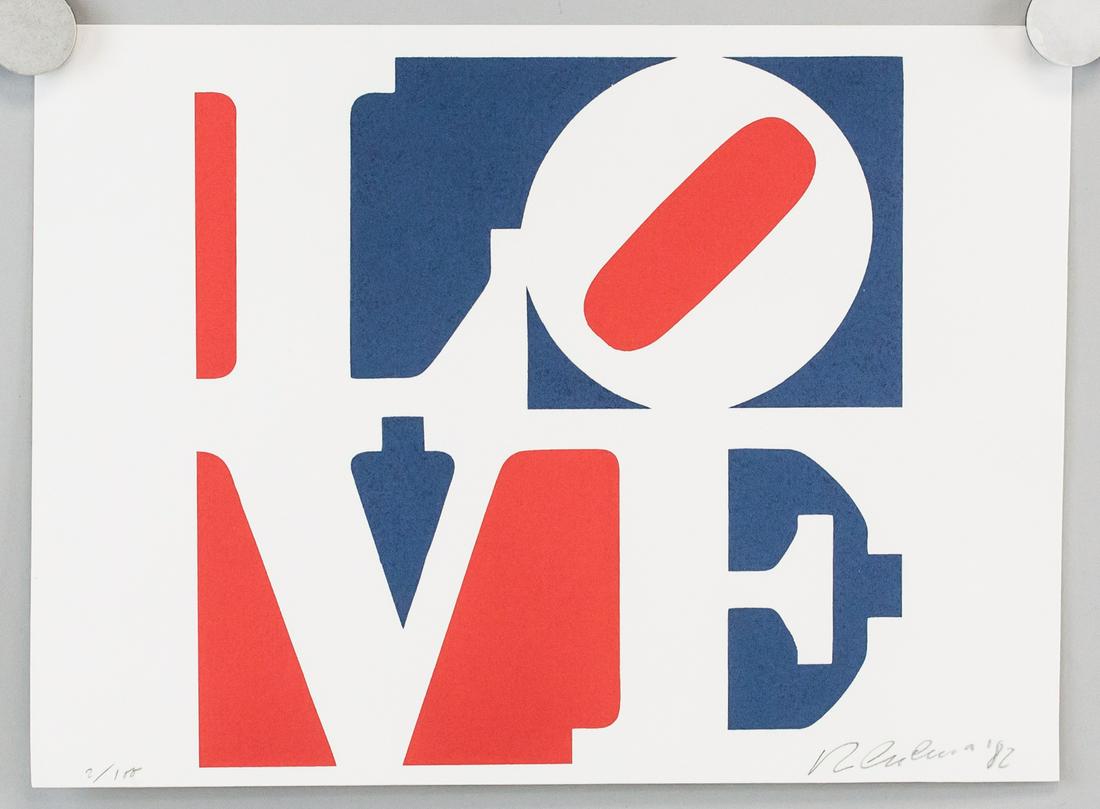Robert Indiana American Signed Litho 2/150 (1 of 8)