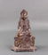Chinese Gilt Bronze Manjushri Statue Qianlong Mark