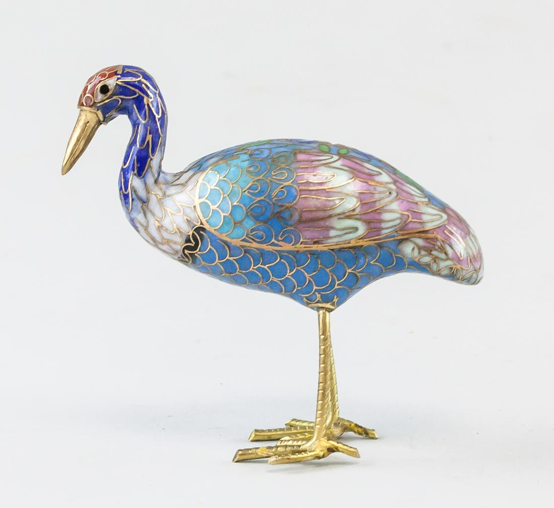 Chinese Cloisonne Bird (1 of 4)