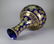 Chinese Blue Mirror Gilt Porcelain Vase Guangxu - 5