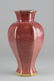 Qing Period Flambe Peach Bloom Hexagonal Vase
