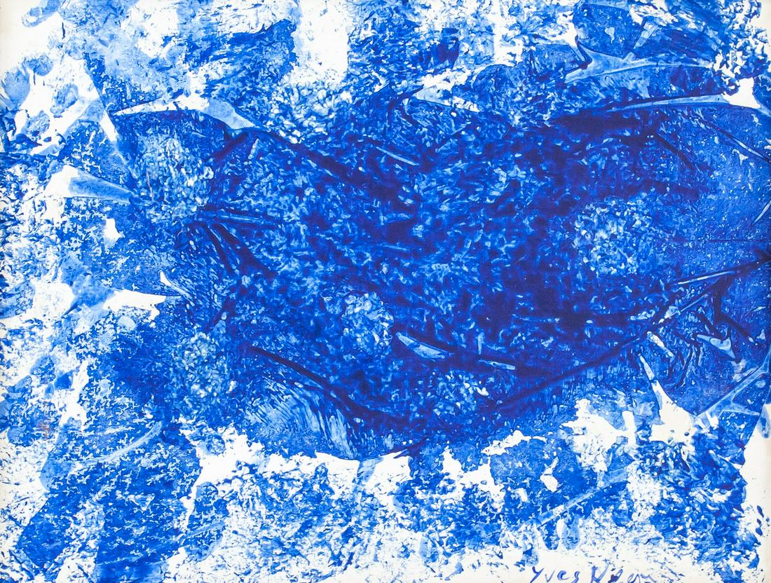Yves Klein French Modernist Oil on Canvas (1 of 5)