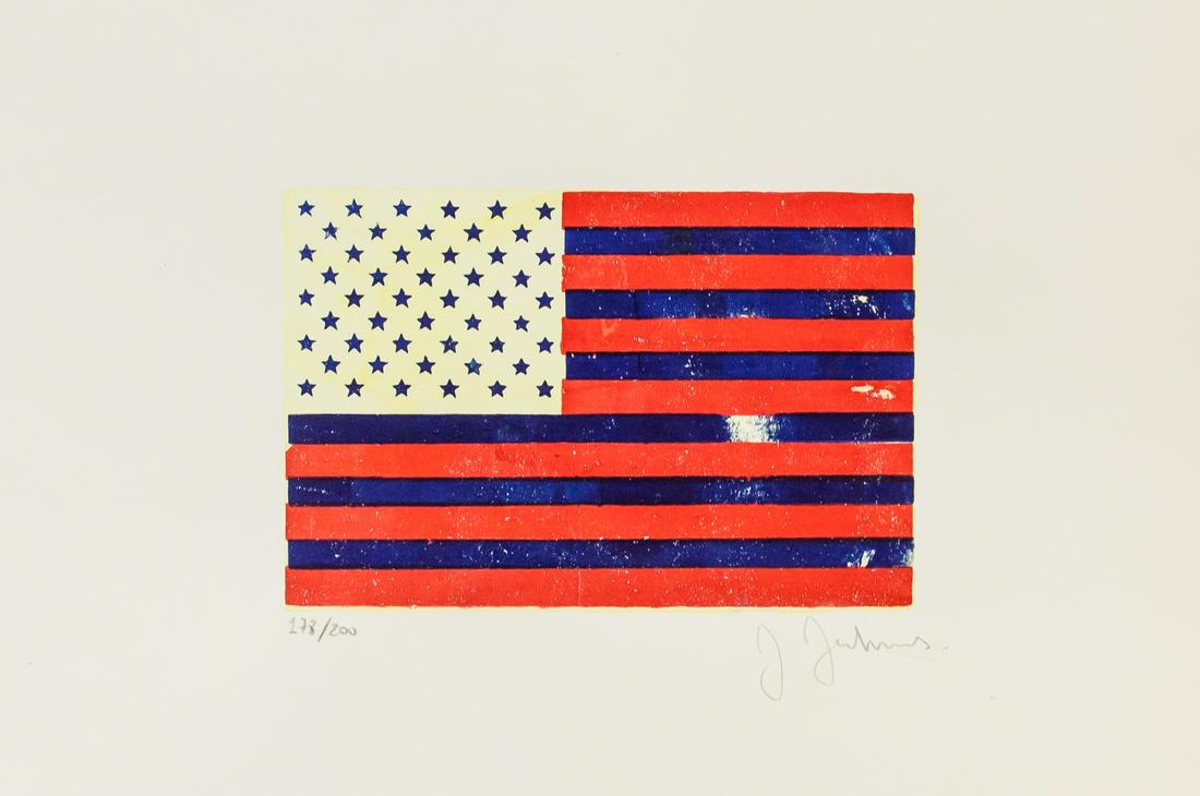 Jasper Johns American Signed Silkscreen 178/200 (1 of 9)
