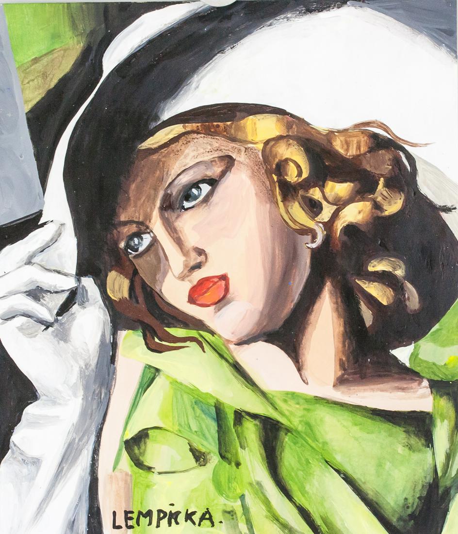 Tamara de Lempicka Polish Oil on Paper (1 of 7)