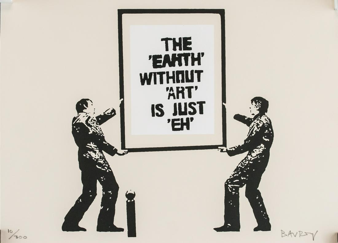 Banksy British Pop Art Signed Lithograph 10/300 (1 of 9)