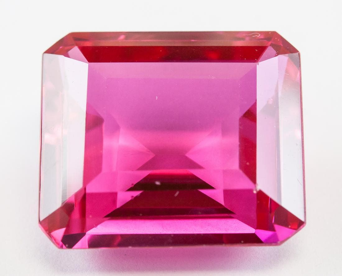 40.75ct Cushion Cut Pink Natural Ruby GGL (1 of 4)
