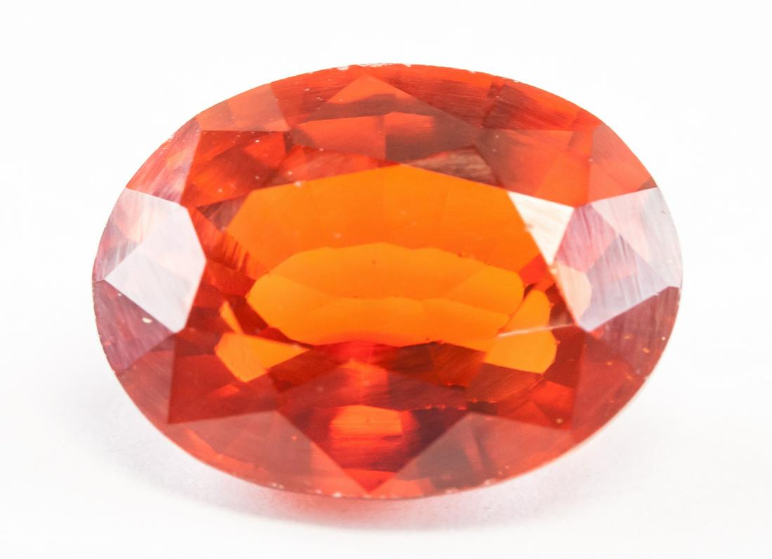 14.55ct Oval Cut Orange-Red Natural Spinel GGL (1 of 4)