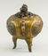 Chinese Bronze Censer with Lid Mark on Base - 4