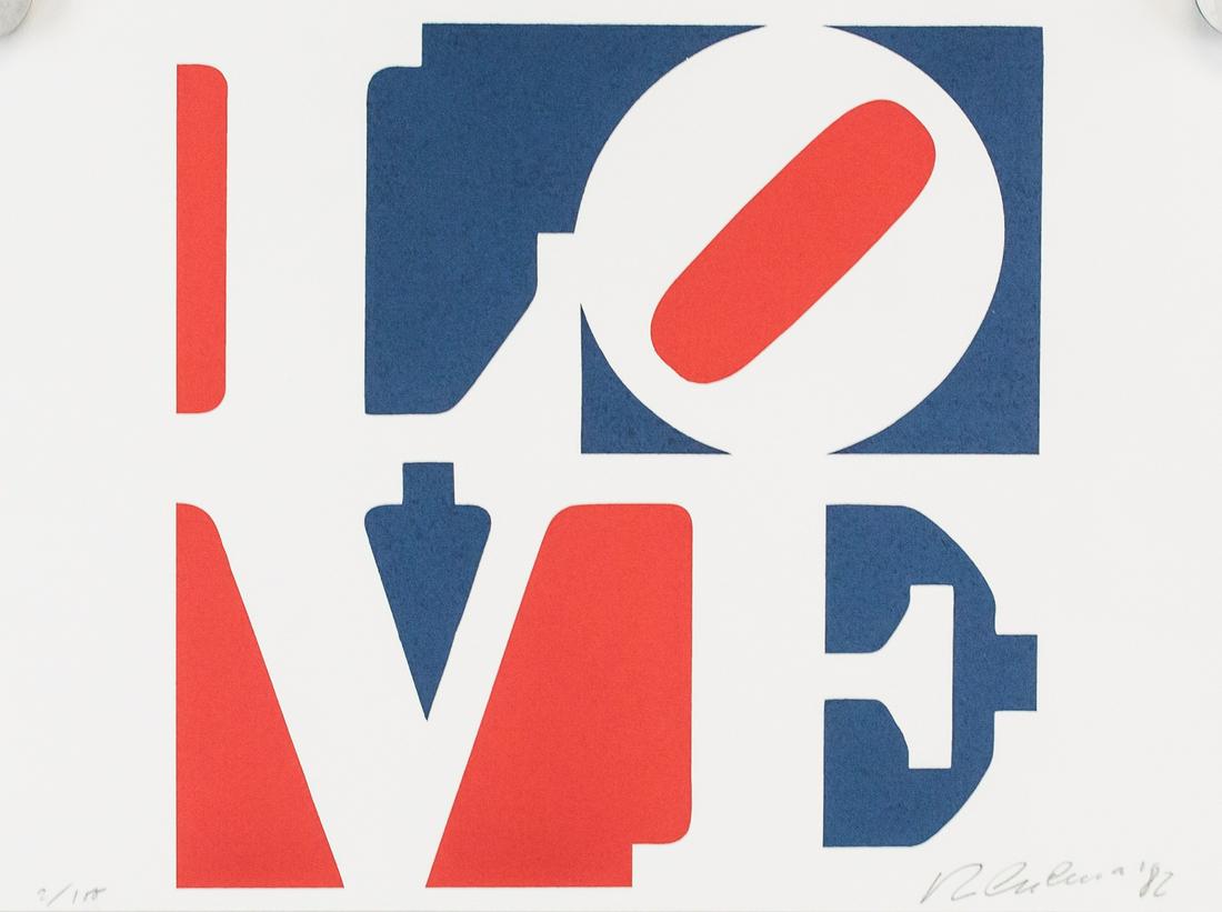 Robert Indiana American Signed Litho 2/150 (1 of 8)