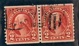 Two American 2 Cents Washington Stamps