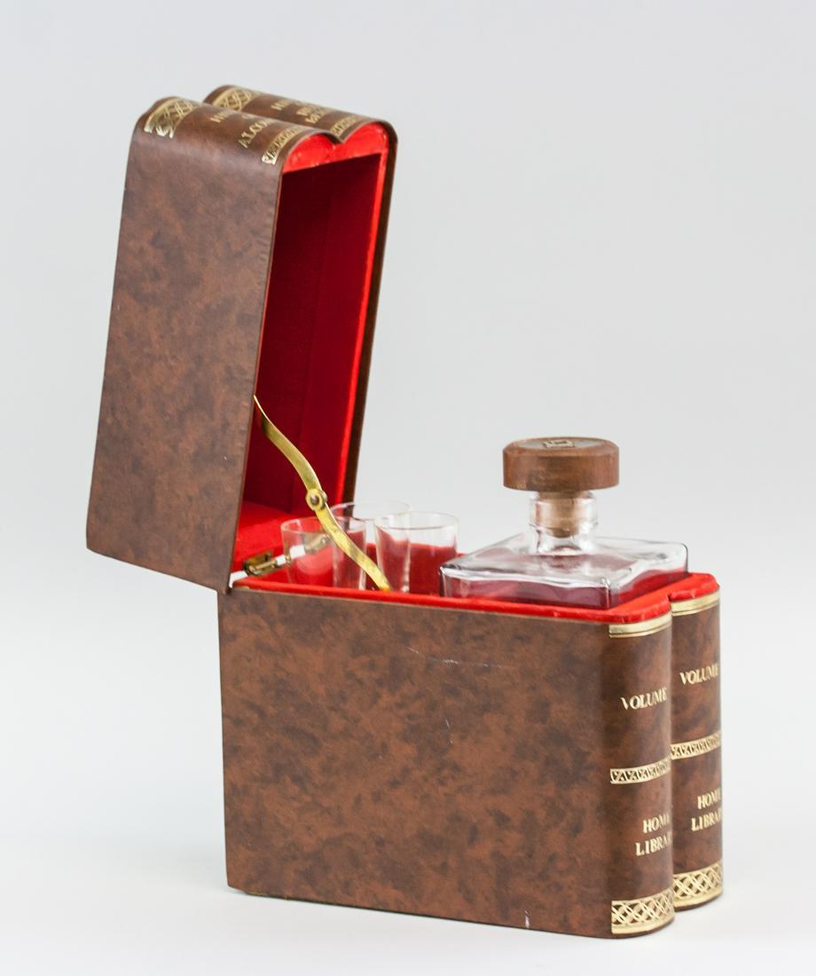 French Hidden Decanter Set with Music Box (1 of 7)