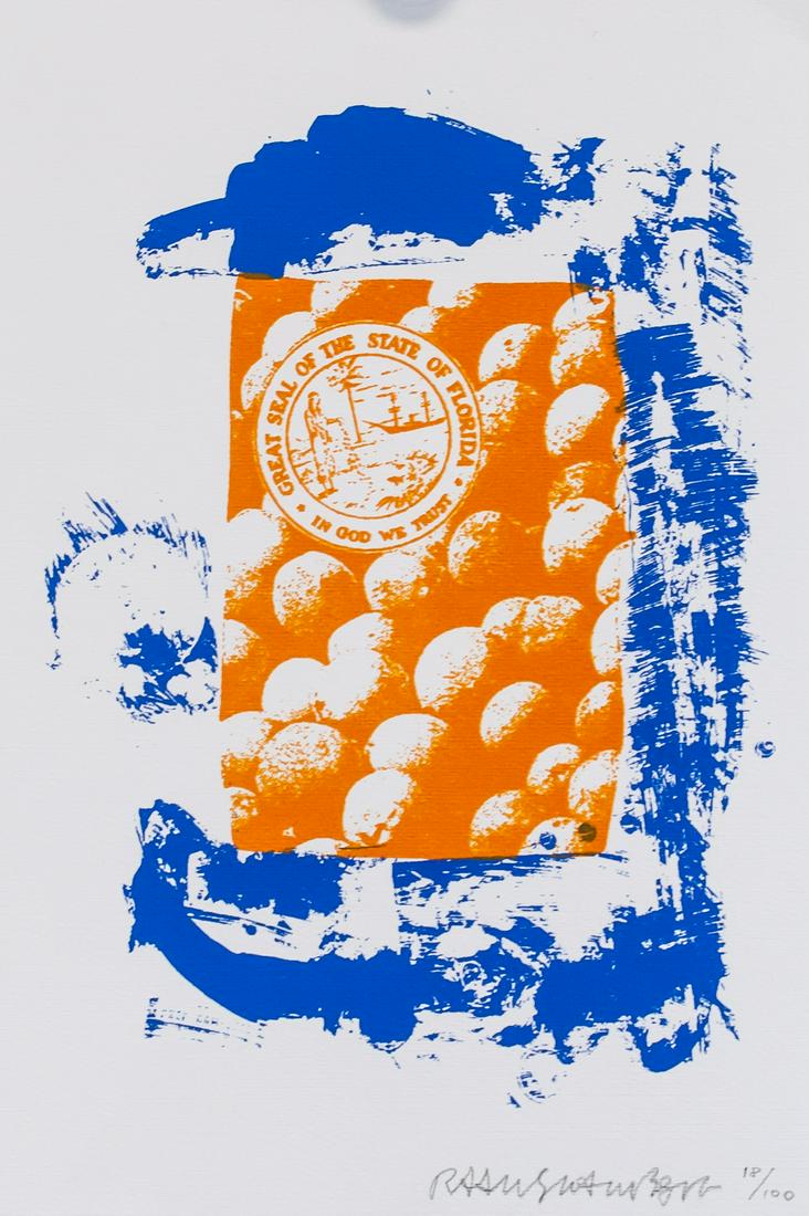 Robert Rauschenberg US Signed Silkscreen 18/100 (1 of 6)