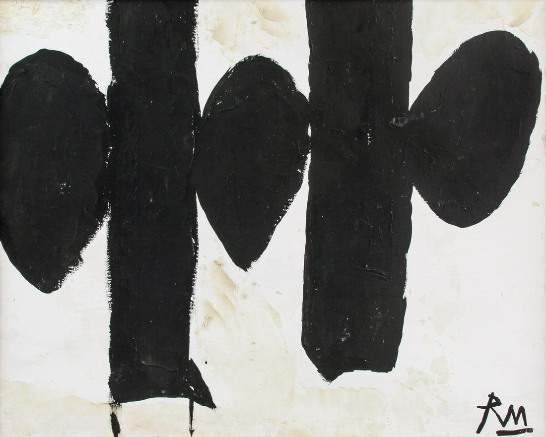Robert Motherwell American Abstract Oil on Canvas (1 of 5)